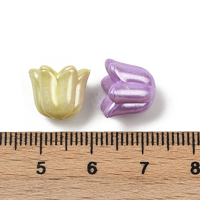 Opaque Acrylic Imitation Pearl Beads OACR-B031-46-1