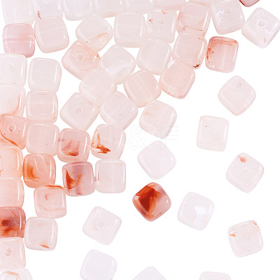 60Pcs Transparent Acrylic Beads OACR-TA0004-88C-1