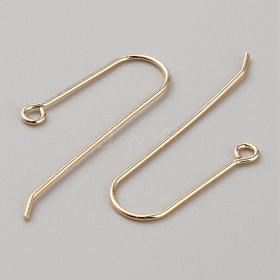 Brass Earring Hooks KK-WH0044-141A-G-1