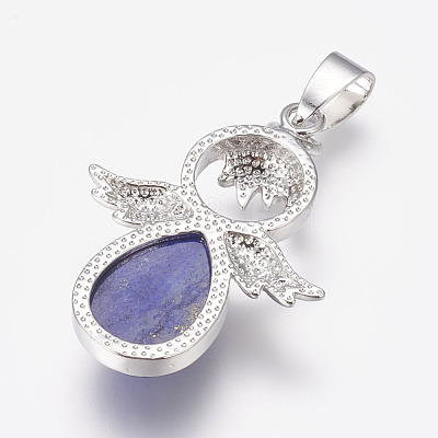 Natural Lapis Lazuli Pendants X-G-G651-A08-1