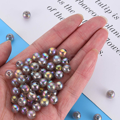 Imitation Jelly Acrylic Beads MACR-S373-66-E06-1