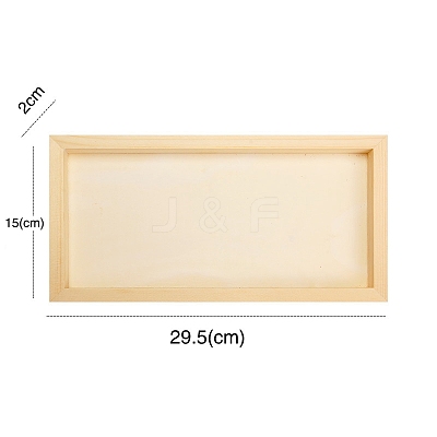 Unfinished Blank Wooden Clay Photo Frame PW-WG449CF-07-1