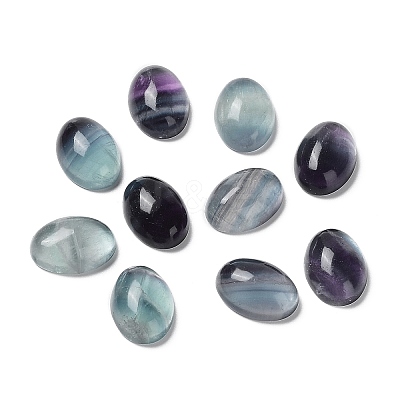 Natural Fluorite Cabochons G-H288-01D-1