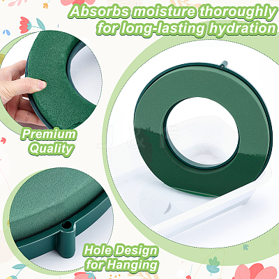 5Pcs Resin Foam Mud Block Ring AJEW-WA0003-20-1