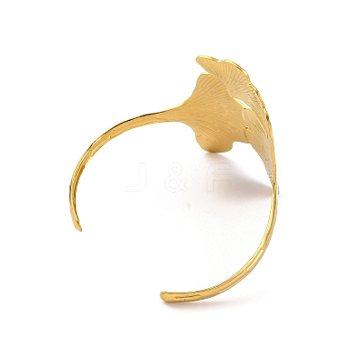 304 Stainless Steel Open Cuff Bangles BJEW-K264-01G-02-1
