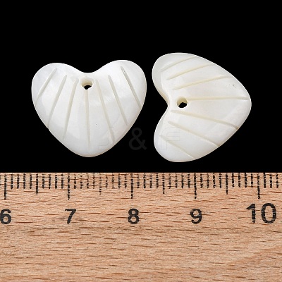 Natural Freshwater Shell Carved Pendants SHEL-K006-70D-1
