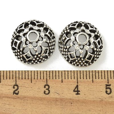 Tibetan Style Alloy Bead Caps FIND-U015-05AS-1