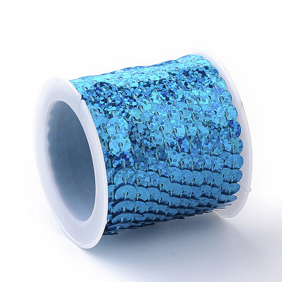 Eco-Friendly Plastic Paillette Beads PVC-Q092-6mm-PA10-1
