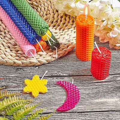 Beeswax Honeycomb Sheets LS-DIY-WH0162-55B-01-1