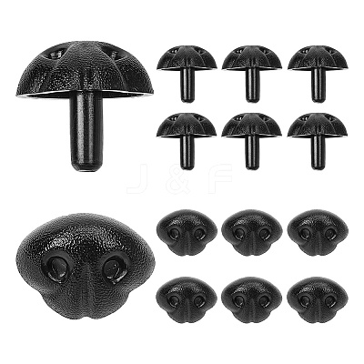 30Pcs Plastic Craft Dog Noses DOLL-GO0001-01B-1