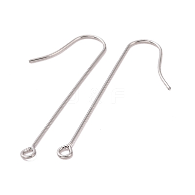 Tarnish Resistant 316 Surgical Stainless Steel Earring Hooks STAS-E027-02A-P-1