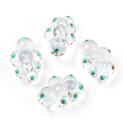 Transparent Acrylic Beads ACRC-T012-01-A01-1