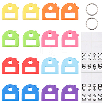 2 Sets Plastic Key Caps FIND-GL0002-21-1