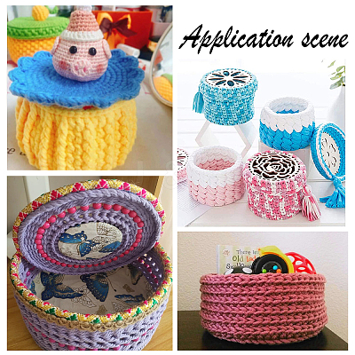 3 Sets 3 Style Wooden Basket Bottoms DIY-GF0004-75-1
