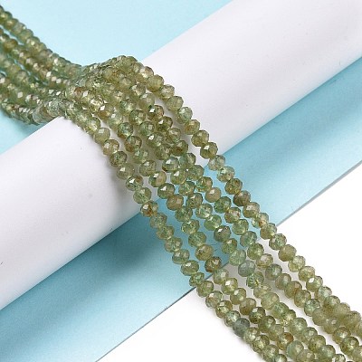 Natural Green Apatite Beads Strands G-E194-04-1