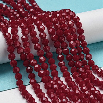 Opaque Glass Beads Stands EGLA-A035-P6mm-D16-1