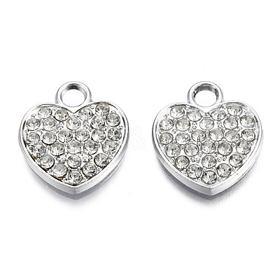 Alloy Rhinestone Pendants PALLOY-S133-003P-1