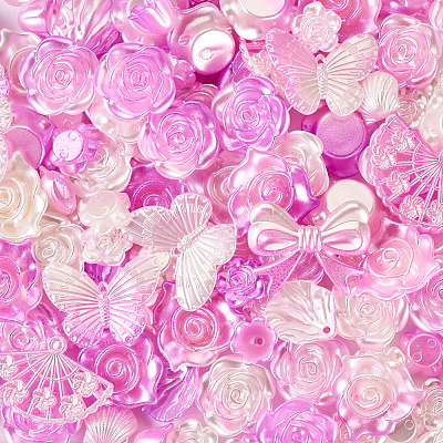 100G Opaque Acrylic Beads OACR-TA0002-93D-1