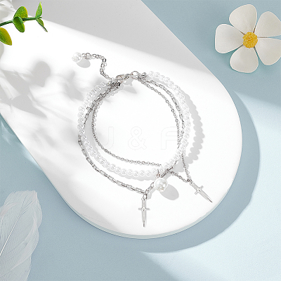 6Pcs 304 Stainless Steel Pendants STAS-UN0052-94-1