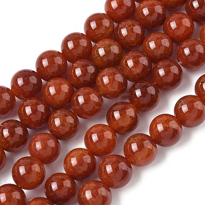 Natural Crackle Agate Beads Strands G-I394-B15-12mm-1