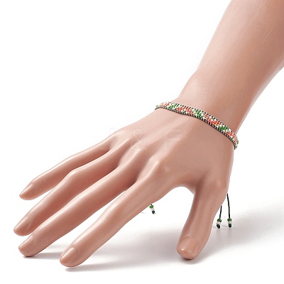 Handmade Japanese Seed Braided Bead Bracelets BJEW-MZ00020-01-1
