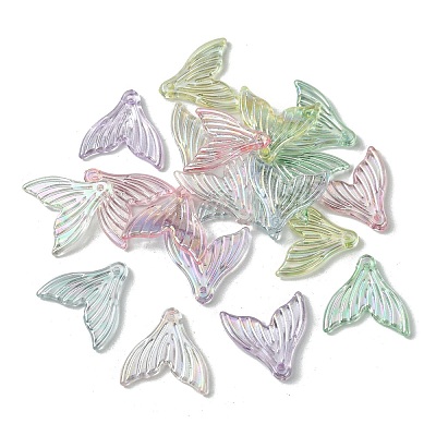 Transparent Acrylic Pendants OACR-O006-04-1