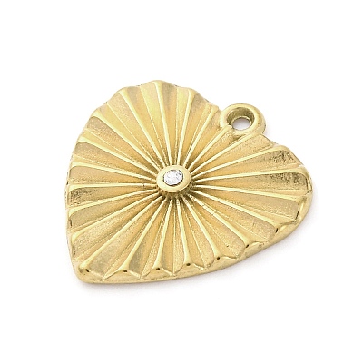 304 Stainless Steel Pendants STAS-V003-05G-06-1