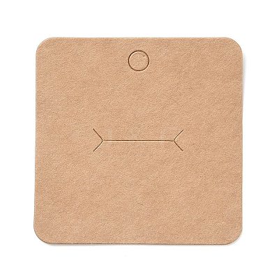Blank Kraft Paper Finger Rings Display Cards X-CDIS-G005-02-1