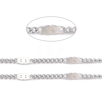Tarnish Resistant 304 Stainless Steel Figaro Chain CHS-D033-04P-1