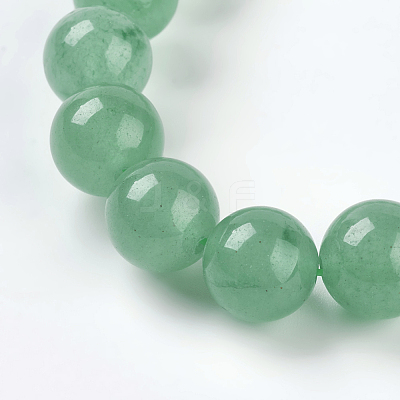 Natural Green Aventurine Beads Strands G-G099-10mm-17-1