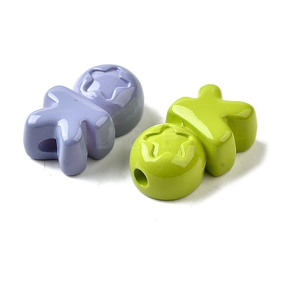 Opaque Acrylic Beads MACR-F083-05-1