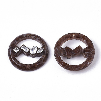 Cellulose Acetate(Resin) Pendants KY-S163-101B-01-1