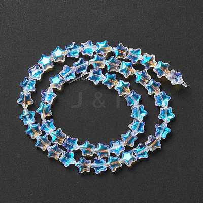 Transparent Glass Beads Strand GLAA-F112-02I-1