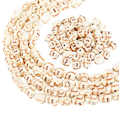 Natural Howlite Beads Strands TURQ-AR0001-19-1