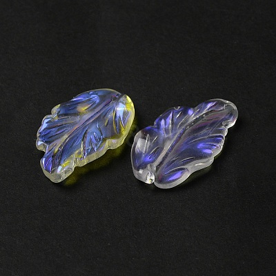 Dyed & Heated Glass Pendants X1-GLAA-B009-06H-1