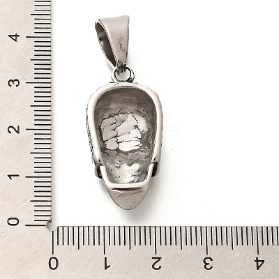 304 Stainless Steel Pendants STAS-Z110-48A-AS-1