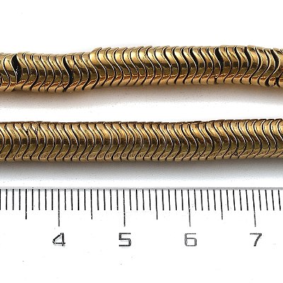 Electroplated Synthetic Non-magnetic Hematite Beads Strands G-B132-A01-01B-1