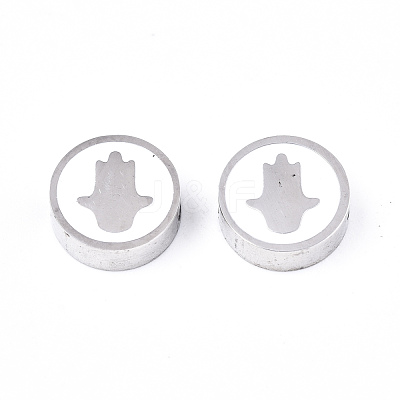 304 Stainless Steel Beads STAS-S080-021P-1