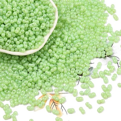 Baking Paint Glass Seed Beads SEED-L011-09A-18-1
