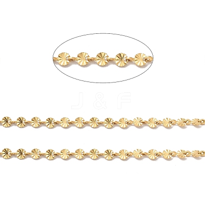 Ion Plating(IP) 304 Stainless Steel Flower Link Chains STAS-B041-08G-1