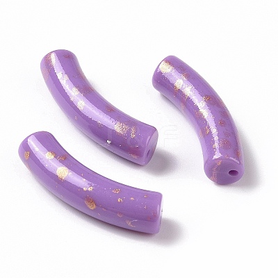 Opaque Acrylic Beads OACR-A016-04-1