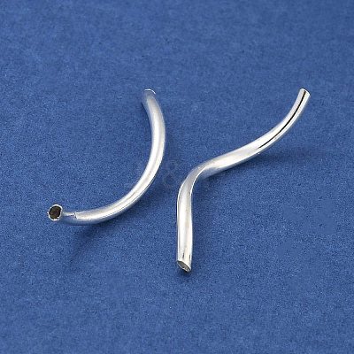 Brass Twist Tube Beads KK-B120-02B-S-1