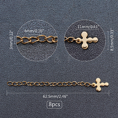 304 Stainless Steel Chain Extender STAS-UN0006-53G-1