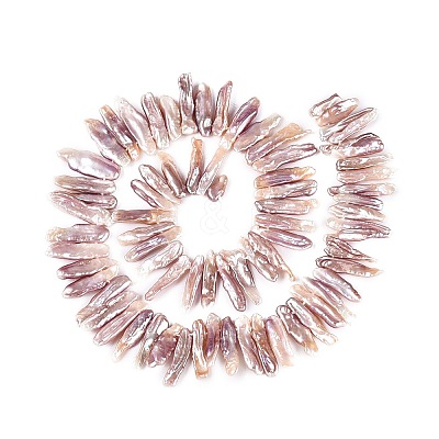 Natural Baroque Keshi Pearl Beads Strands PEAR-S020-H13C-1