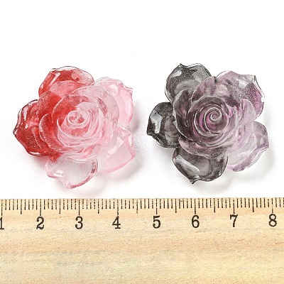 Luminous Transparent Epoxy Resin Decoden Cabochons CRES-M032-04A-1