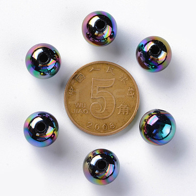 Opaque Acrylic Beads MACR-S370-D10mm-S002-1
