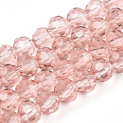 Glass Beads Strands EGLA-J042-6mm-23-1