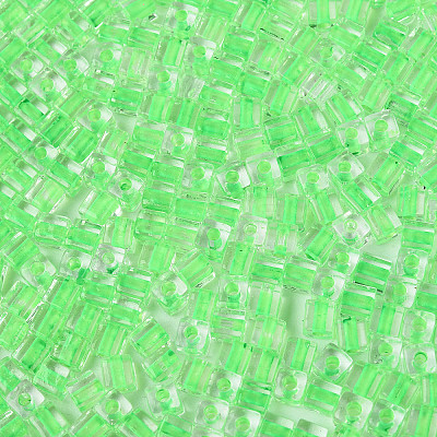 Transparent Inside Colours Glass Seed Beads SEED-T007-11I-1