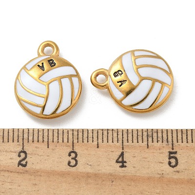 Ion Plating(IP) 304 Stainless Steel Pendants STAS-R008-09G-02-1
