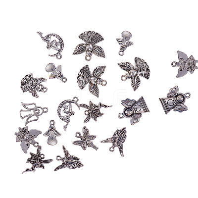 Tibetan Style Alloy Pendants TIBEP-CJ0001-15-1